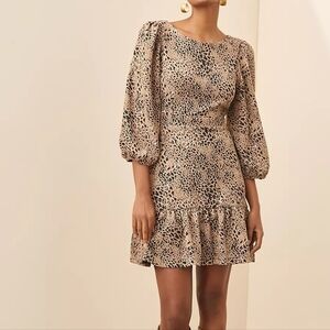 Anthropologie Maeve Knit Cut-Out Mini Dress